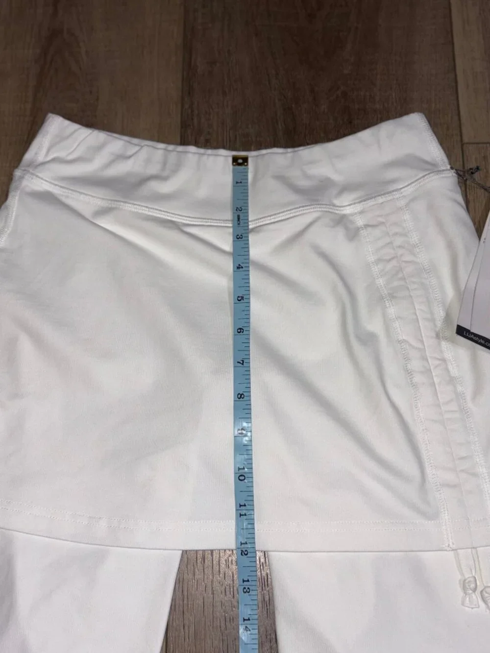 NWT LIJA Golf Skirted Leggings Skort Capri Size XS White